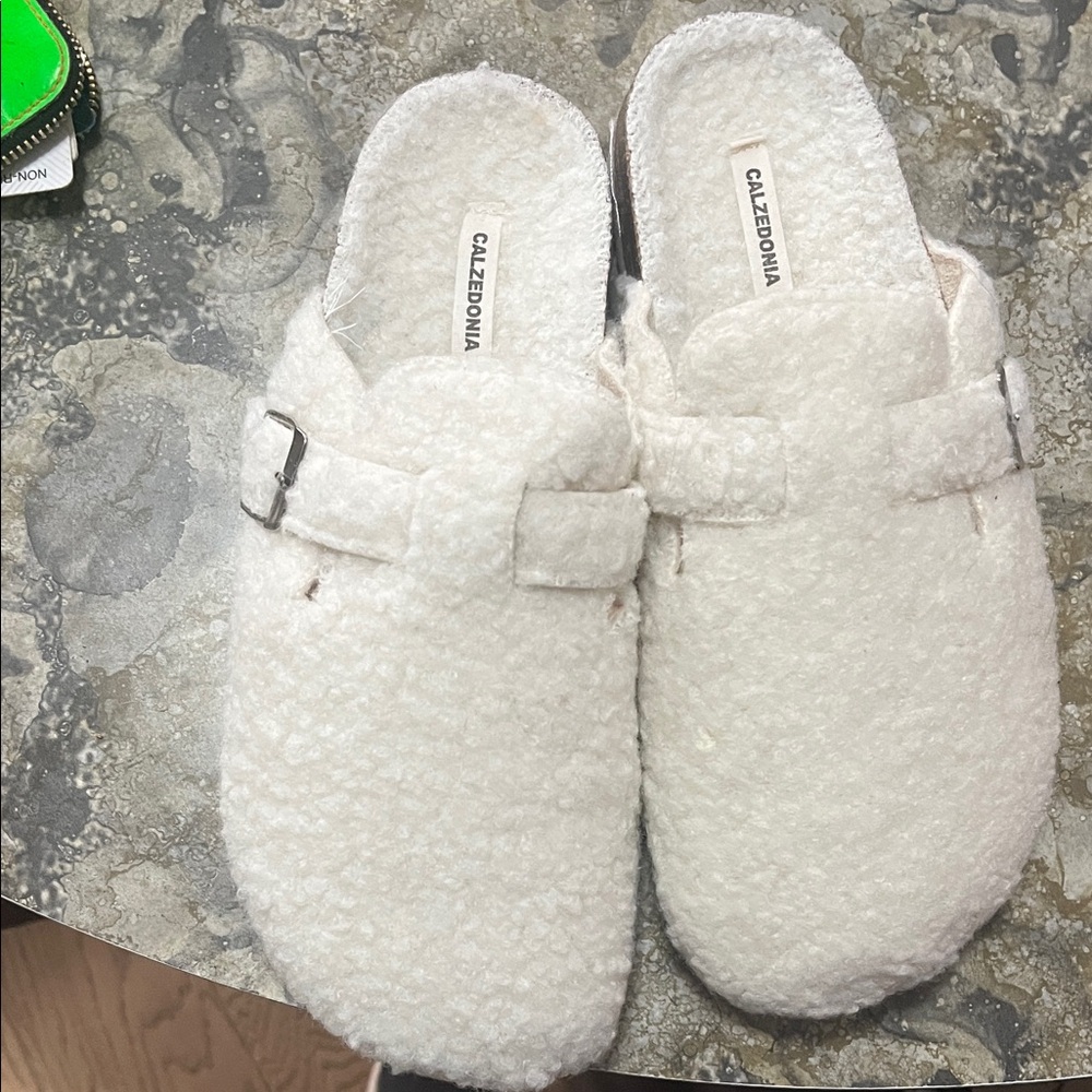 Calzedonia Women's Cream Mules